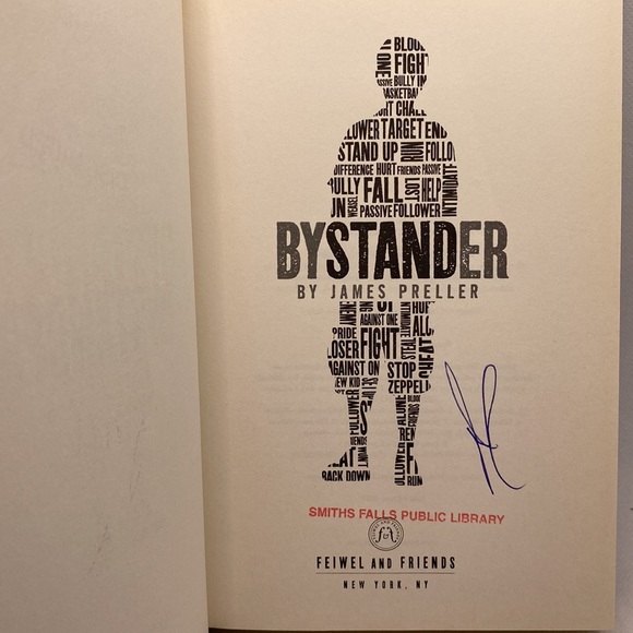Bystander by James Preller First Edition Hardcover Youth-Teen Reading Age - Picture 7 of 13